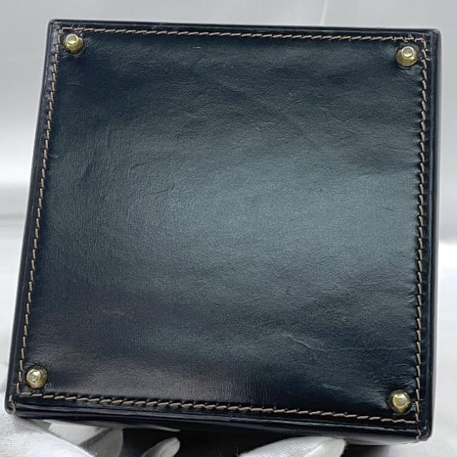 ロエベ ハンドバッグ バニティ バッグ f-23765 ブラック アナグラム 美