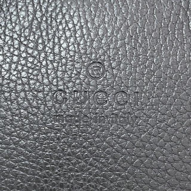 グッチ 2way バッグ f-23789 ブラック 341504 美品 レザー 中古