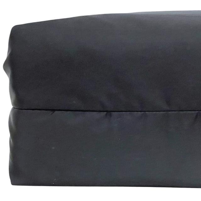 プラダ トートバッグ f-24074 ブラック NERO 美品 ナイロン レザー