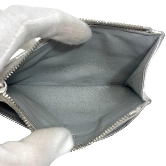 バレンシアガ カードホルダー コインケース f-24080 シルバー モナコ