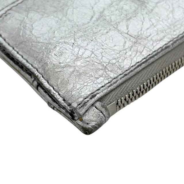 バレンシアガ カードホルダー コインケース f-24080 シルバー モナコ