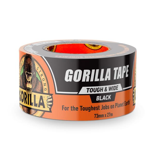 Gorilla(大猩々) 超豪然たる配管磁気テープ (73粍 x 27.4m 黒) [並行輸入品]