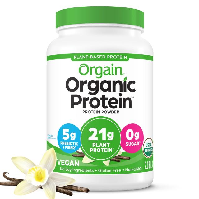 Orgain 植物性有機プロテインパウダー 920g Organic Protein Plant Based Powder Sweet Vanilla