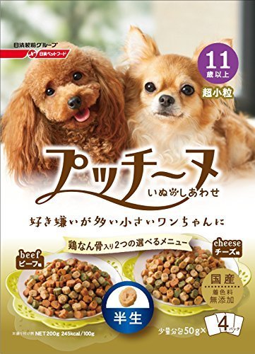 プッチーヌ１１歳高齢犬セミモイスト２００ｇ おまとめセット【6個】