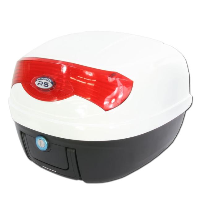 バイク用 29L 大容量 リアボックス トップケース ベース付 ホワイト Aタイプ