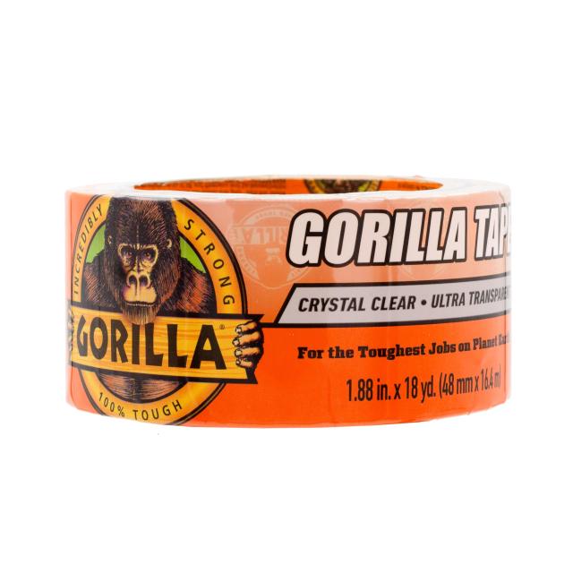 Gorilla (ゴリラ) 6060002 クリスタルクリアテープ 透明 18ヤード 1パック