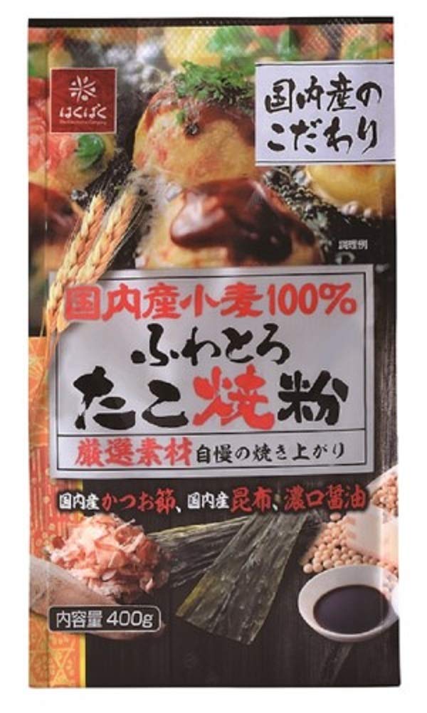 はくばく 国内産小麦 たこ焼粉 400g×12袋入の通販は 6,005円