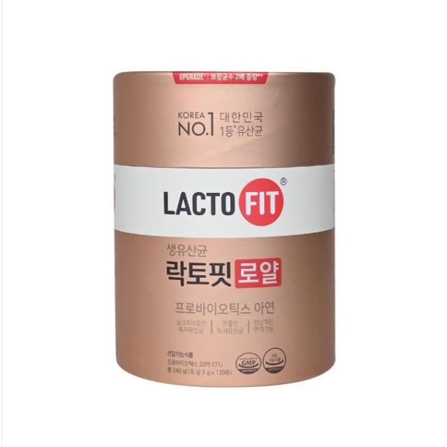 LACTO FITチョングンダン社 健康？ラクトフィットロイヤル 2g X 120包 生乳酸菌 プロバイオティクス 亜鉛
