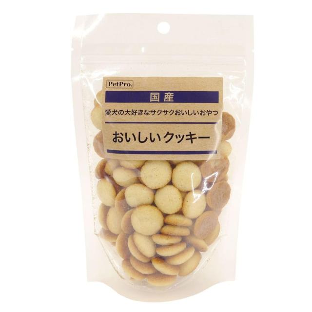 （まとめ買い）ペットプロ 国産おやつ おいしいクッキー 65g 犬用おやつ 【×14】