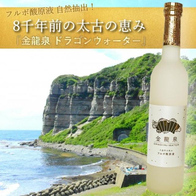 フルボ酸濃縮液 金龍泉 ドラゴンウォーター 500ml 飲むフルボ酸 2本セット(2)_1