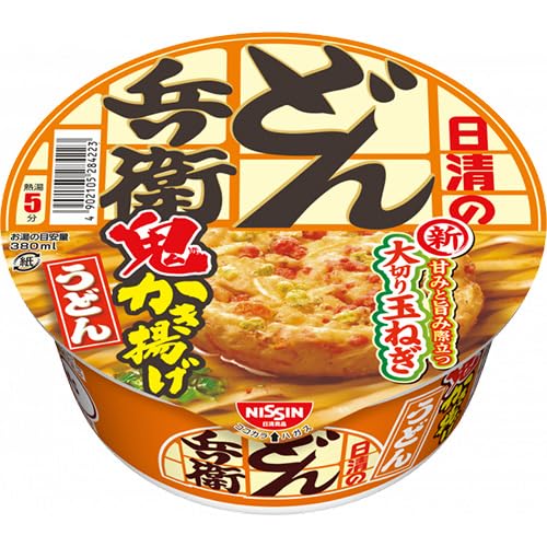 日清食品 日清のどん兵衛 鬼かき揚げうどん 96g×12個入