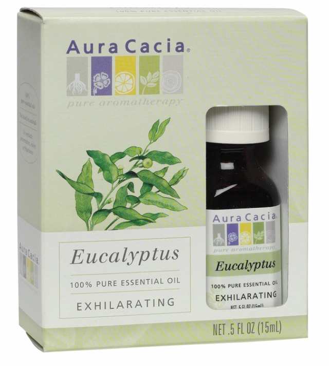 Pure Essential Oil Eucalyptus Globulus - 0.5 fl oz - Case of 3 by Aura Caci