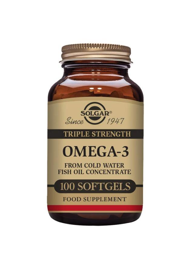 Solgar Triple Strength Omega-3 950 mg 100 Softgels