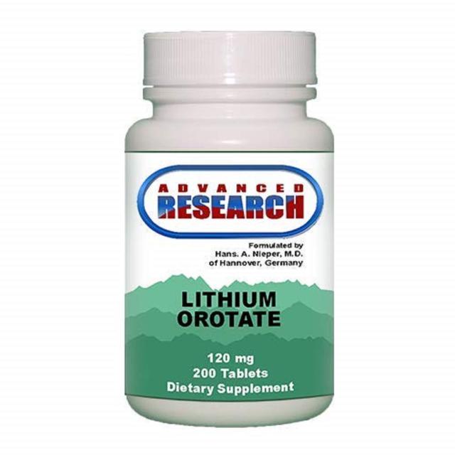 海外直送品 Nci (dr Hans Nieper) Lithium Orotate 200 Tabs
