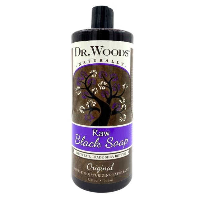 海外直送品Dr.Woods Products Black Soap With Shea Butter 32 Ozの通販は 6,265円