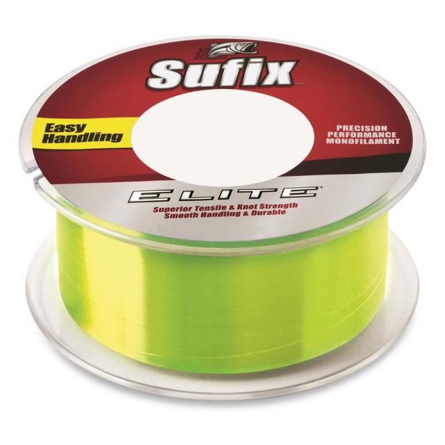 (Yellow) - Sufix Elite 6.4kg Fishing Line (330 YD Spool) 6,532円