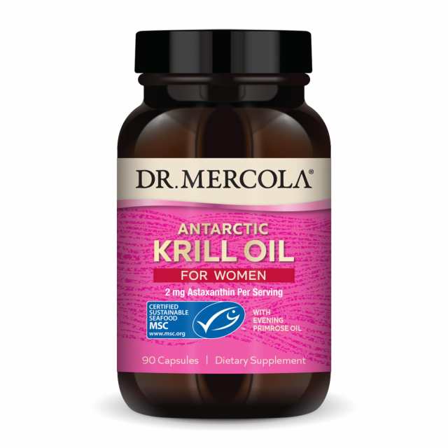 Dr. Mercola Krill Oil for Women with EPO 90 caps [並行輸入品]