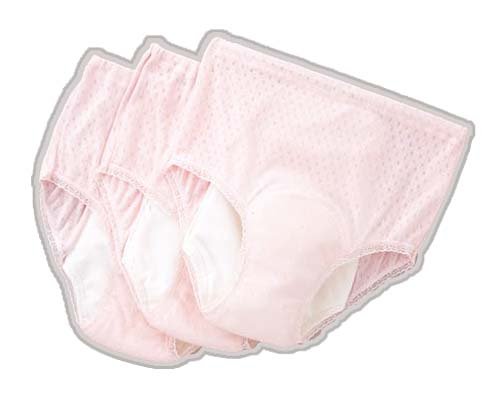 秀栄産業 安心さわやかパンツ120 女性用 同色3枚組 ピーチ L