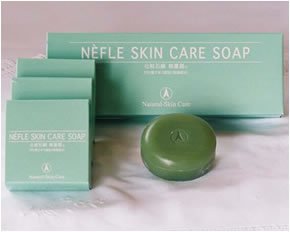 ビワ石鹸無憂扇 ３個入り