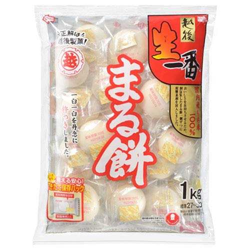 越後製菓 生一番 まるもち 1kg×10袋入の通販は