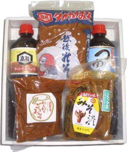 高長みそ漬けセット（赤みそ・しょうゆ・つゆ・みそ漬けミックス・にんにくごまみそ）