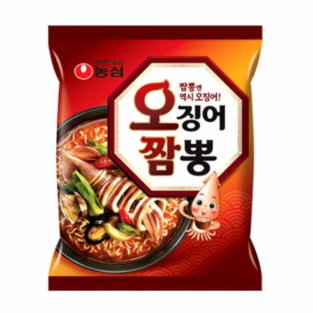 【韓国食品-ラーメン】 韓国のラーメン　イカの味が効いた韓国式チャンポンラーメン　★イカチャンポン　1Box(40個入り)★