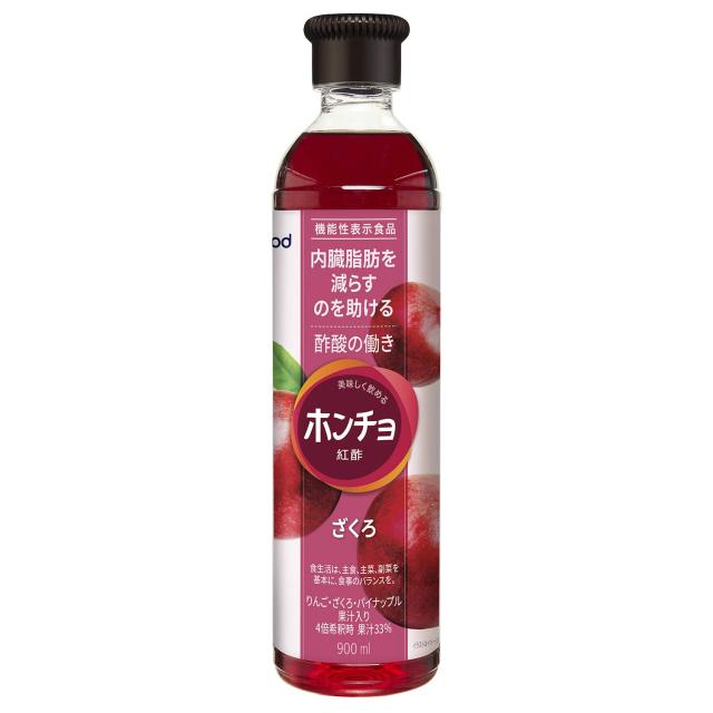 紅酢 (ホンチョ) 飲むお酢 900ml×12本仕かける [定まり品]