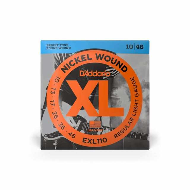 ダダリオ 【5セット】 DAddario 10-46 EXL110 Regular Light エレキギター弦の通販は