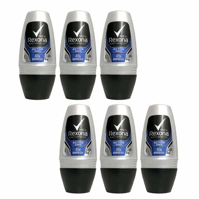 レクソーナ デオドラント ワキ用 ロールオン メン アクティブ 50ml×6個セット Rexona