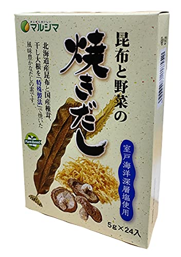 マルシマ　焼きだし＜5ｇ×24袋＞−ケース販売品１２箱−