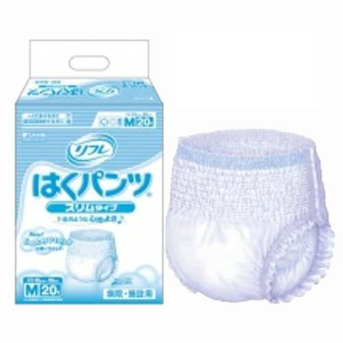 大人紙おむつ(ケース) リフレ はくパンツ スリムタイプ L 18枚×６袋