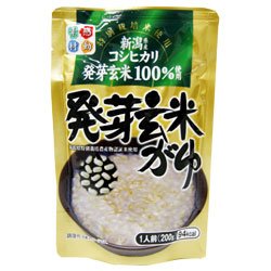ヒカリ食品 こしひかり 発芽玄米がゆ 200gパウチ×24個入×(2ケース)