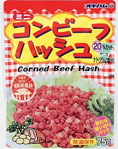 オキハムのコンビーフハッシュパウチ　75ｇ×24袋
