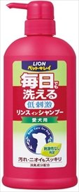 ペットキレイ 毎日でも洗える リンスインシャンプー 愛犬用 ポンプ 550ml×12本の通販は 9,619円