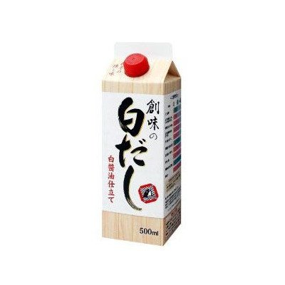 創味食品 創味の白だし 500ml紙パック×6本入