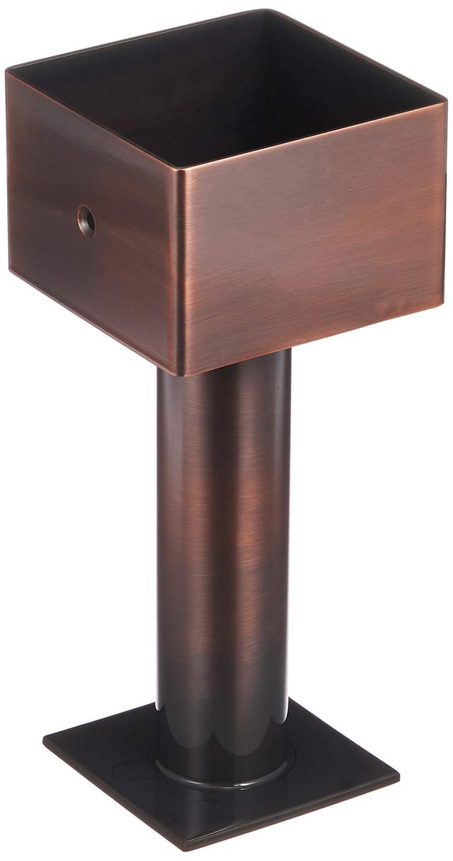 タナカ ステンレス装飾柱脚金物 90角 ブロンズ AD4093