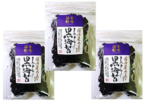 香味満彩　国内産　素干し黒海苔　12ｇ×3袋