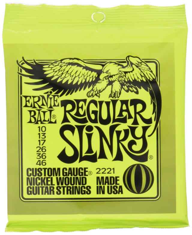 【正規品】 ERNIE BALL ギター弦 レギュラー (10-46) 12セット 2221 REGULAR SLINKY 12SET