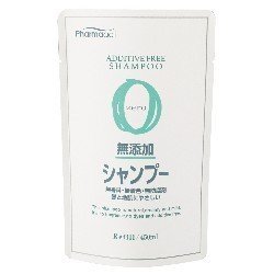 熊野油脂 ファーマアクト 無添加シャンプー 詰め替え用 450mL×24個セット 無香料・無着色・無防腐剤