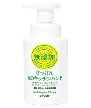 ミヨシ石鹸 無添加せっけん 泡のキッチンハンド 250ml（無添加 キッチンハンドソープ）×24点セット (4537130100639)