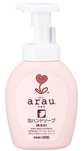 サラヤ arau.(アラウ) 泡ハンドソープ 本体 ３００ＭＬ 無添加+天然ハーブの自然派石鹸×24点セット (4973512257612)