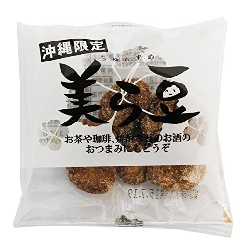 美ら豆 (小) 80g(10g×8包)×20袋(1ケース) 琉球フロント 沖縄 -ちゅらまめ- 黒糖そら豆 沖縄土産の大ヒット商品！ 焼酎のおともにも