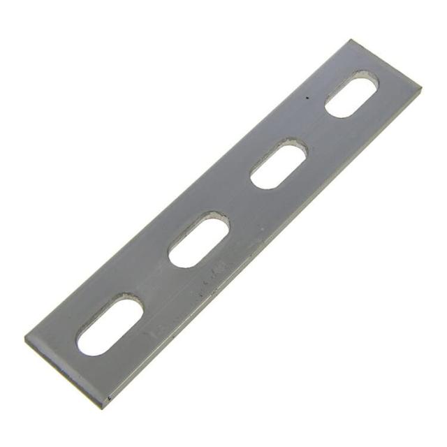 アルミプレート(ボルト穴) 3×20×100 ［10個］#補強金物 隅金 取付 接合 金折 ステー I型金具 DIY