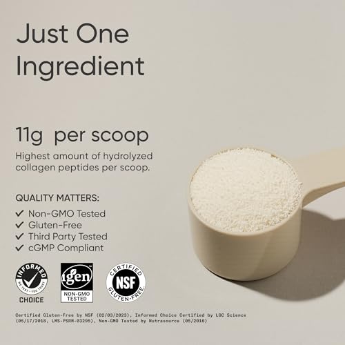 Sports Research Premium Collagen Peptides 16oz Promoting Healthy Skin Hair_1