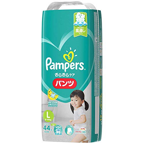 《ケース》　P&G　パンパース　さらさらケア　パンツ　スーパージャンボ　Lサイズ　9〜14kg　男女共用　(44枚)×4個　パンツタイプおむつ