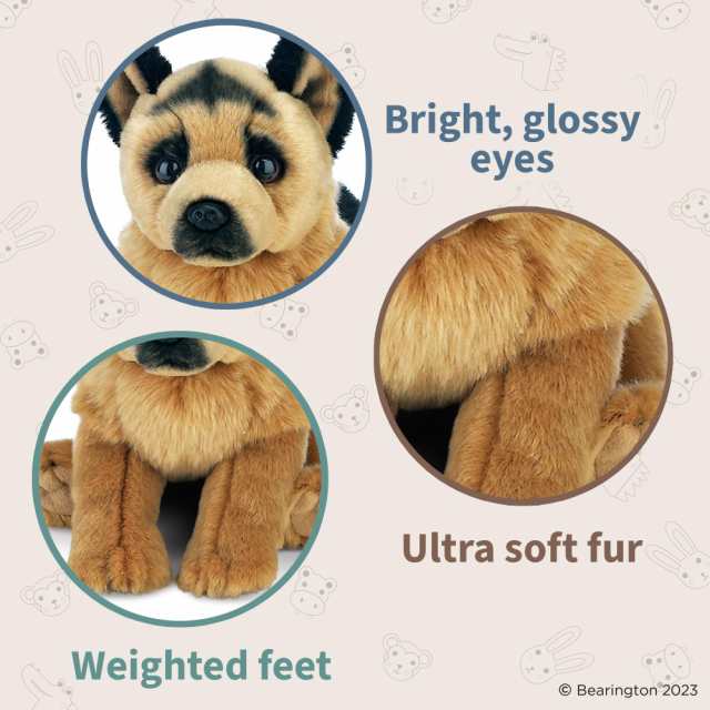 Bearingtonチーフジャーマンシェパードぬいぐるみぬいぐるみ子犬犬13 