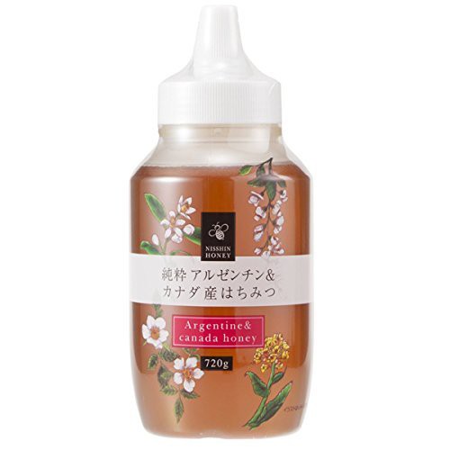 日新蜂蜜 純粋アルゼンチン＆カナダはちみつ 720×6本の通販は