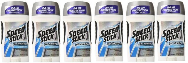 Speed Stick社　スピードスティック デオドラント海外直送品・並行輸入品 … (6本セット(80g×6) Power Unscented)の通販は 5,622円