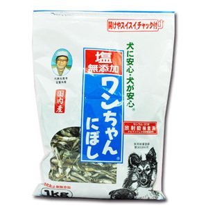 塩無添加 ワンちゃんにぼし お徳用 1kg ×3袋 セット (愛犬の食べる小魚 煮干し おやつ) (サカモト)