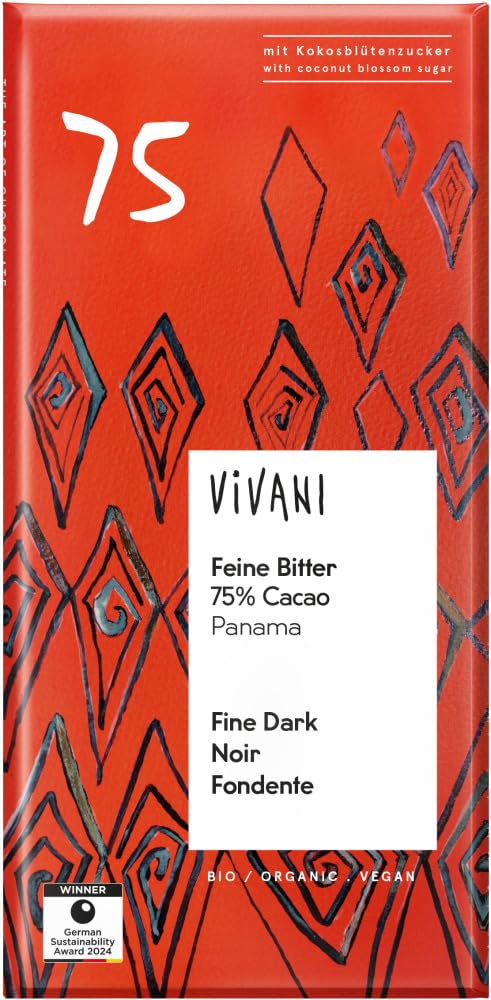 ViVANI ｵｰｶﾞﾆｯｸ ﾀﾞｰｸﾁｮｺﾚｰﾄ75％×6個■11月〜3月限定品